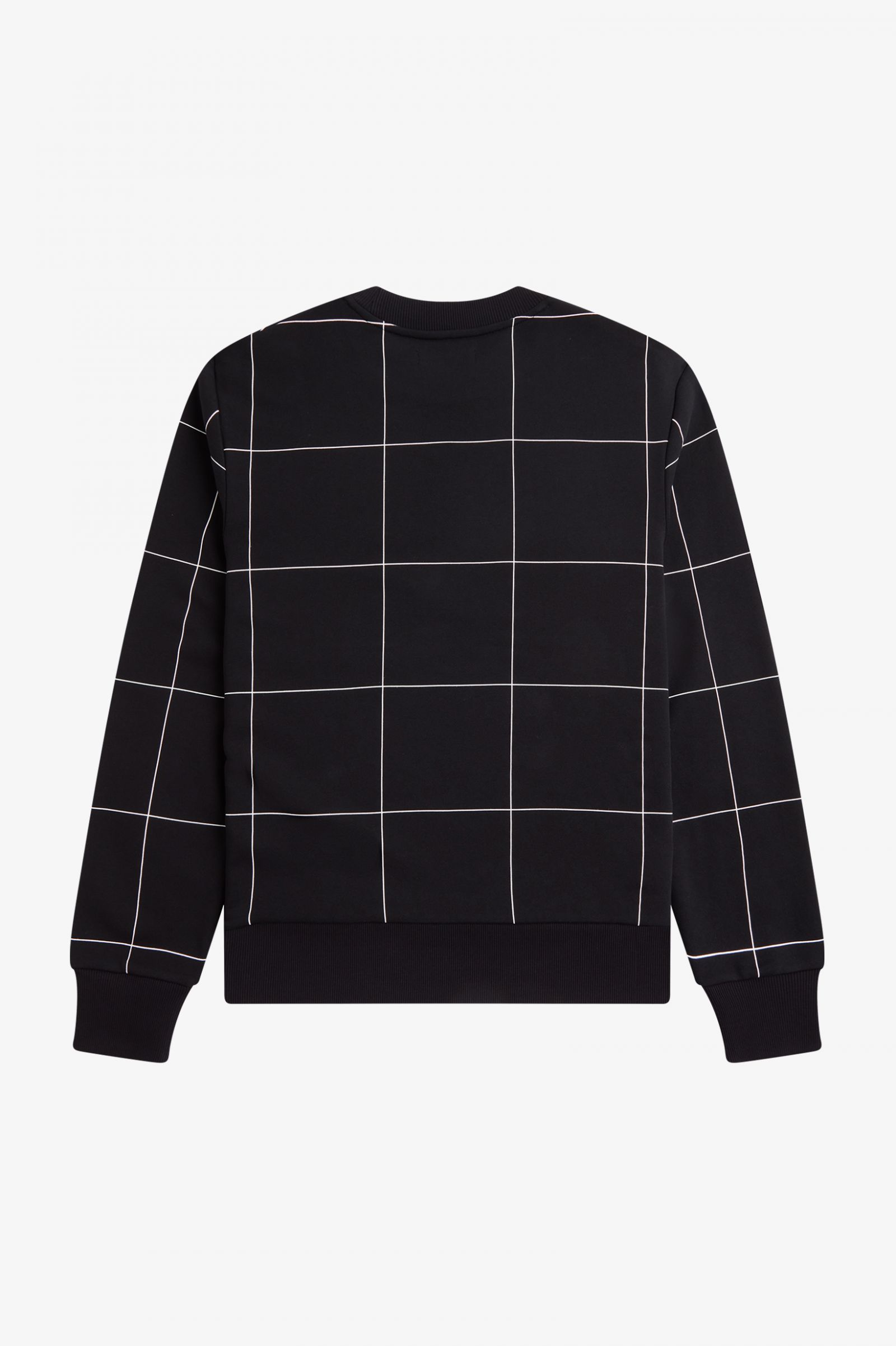 Grid Detail Sweatshirt Black 7038854