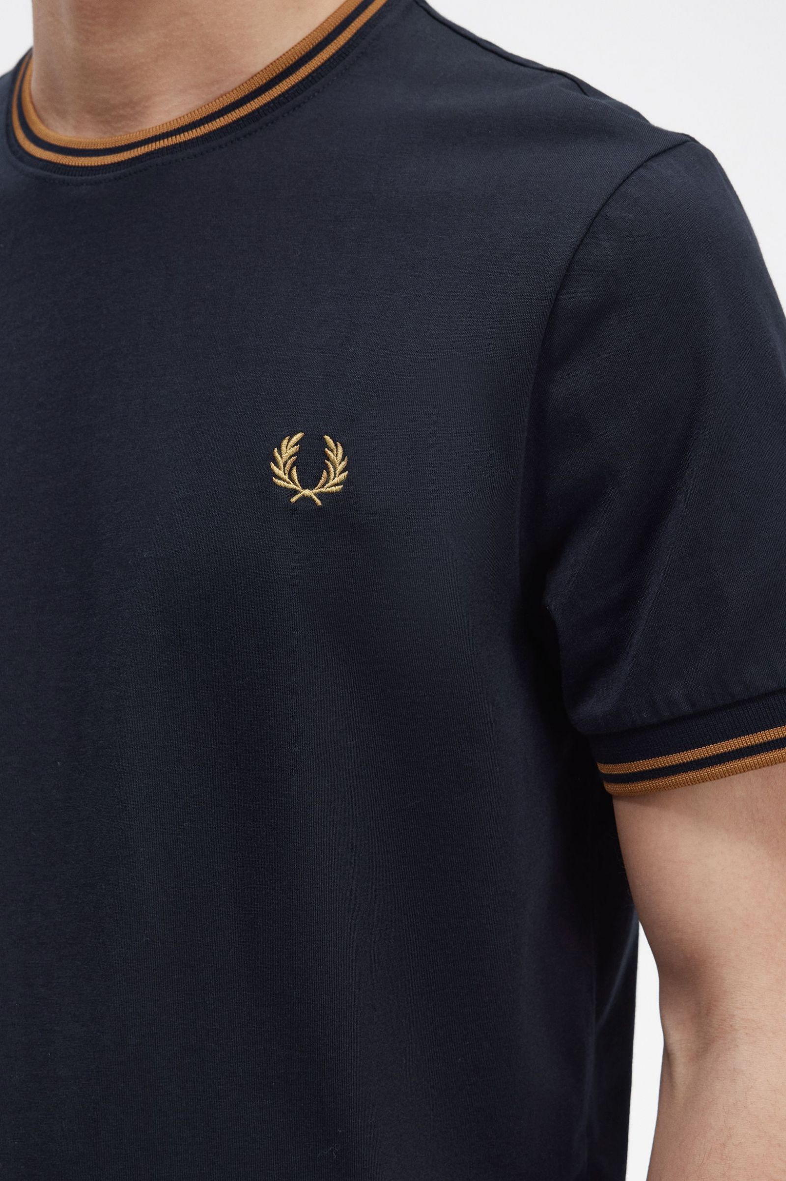 Twin Tipped T-Shirt Navy / Dark Caramel 7038954