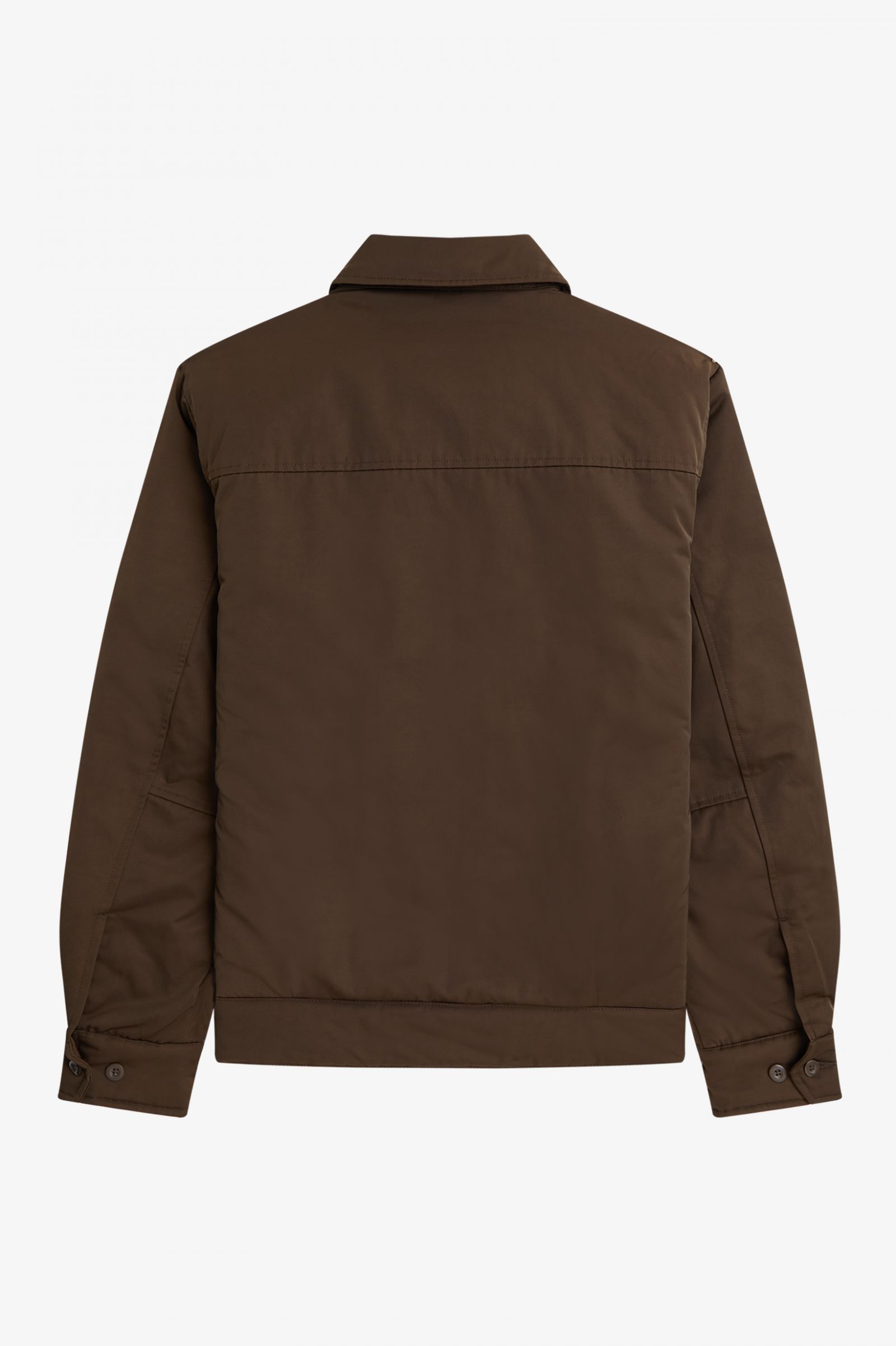Quilted Zip Through Jacket Burnt Tobacco 7038303