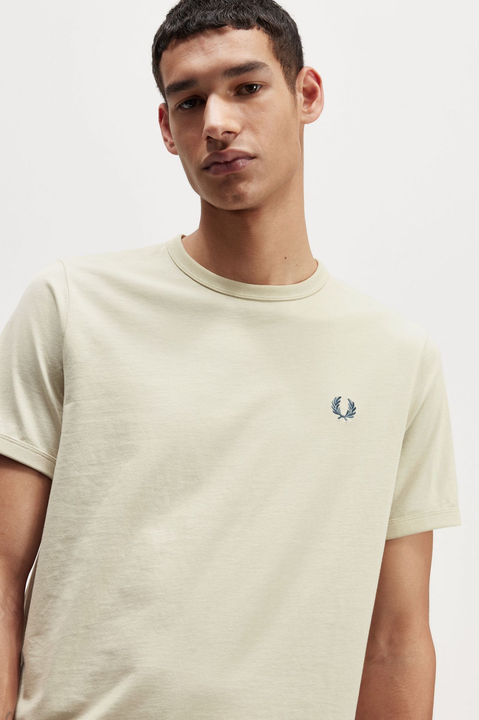 Ringer T-Shirt Light Oyster 7038949