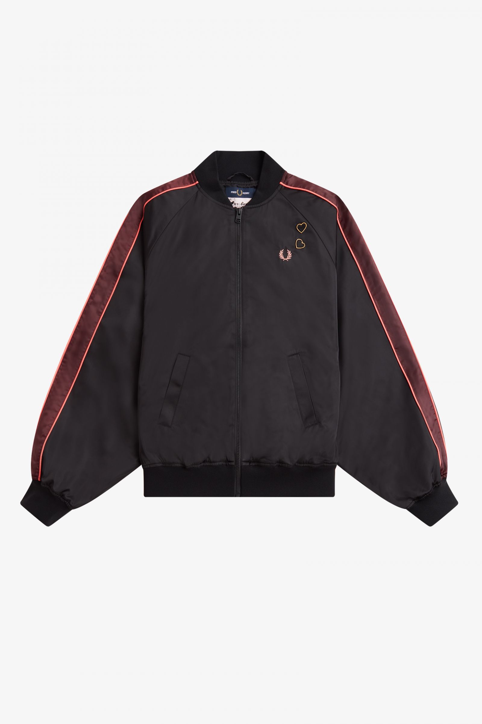 Amy Winehouse FoundationPrinted Lining Bomber Jacket Black 7039278