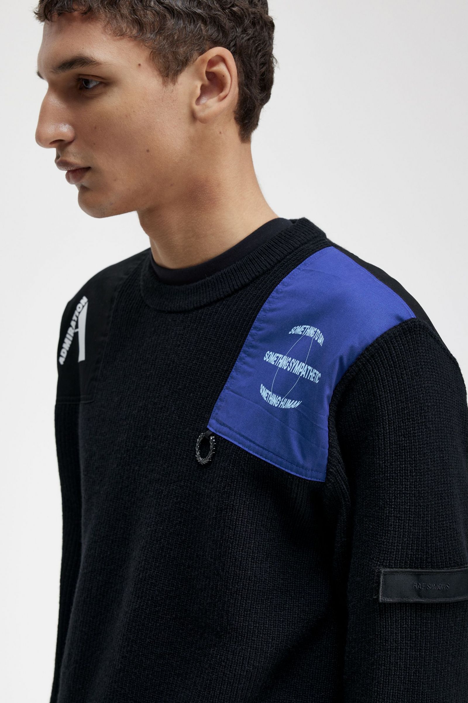 Raf SimonsPatch Detail Jumper Black 7038639