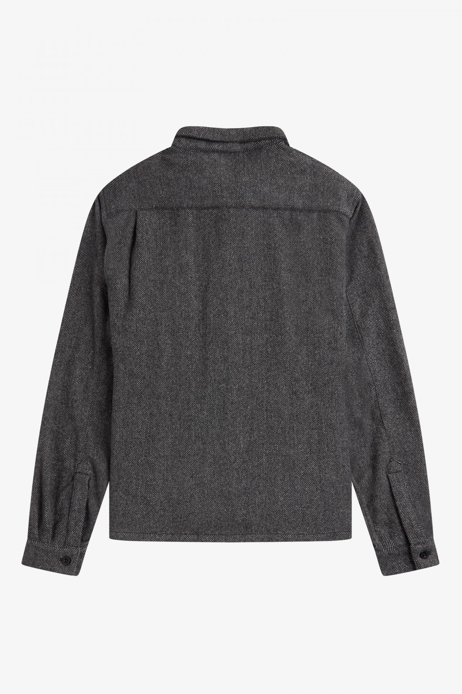 Made In EnglandHerringbone Overshirt Black 7037894