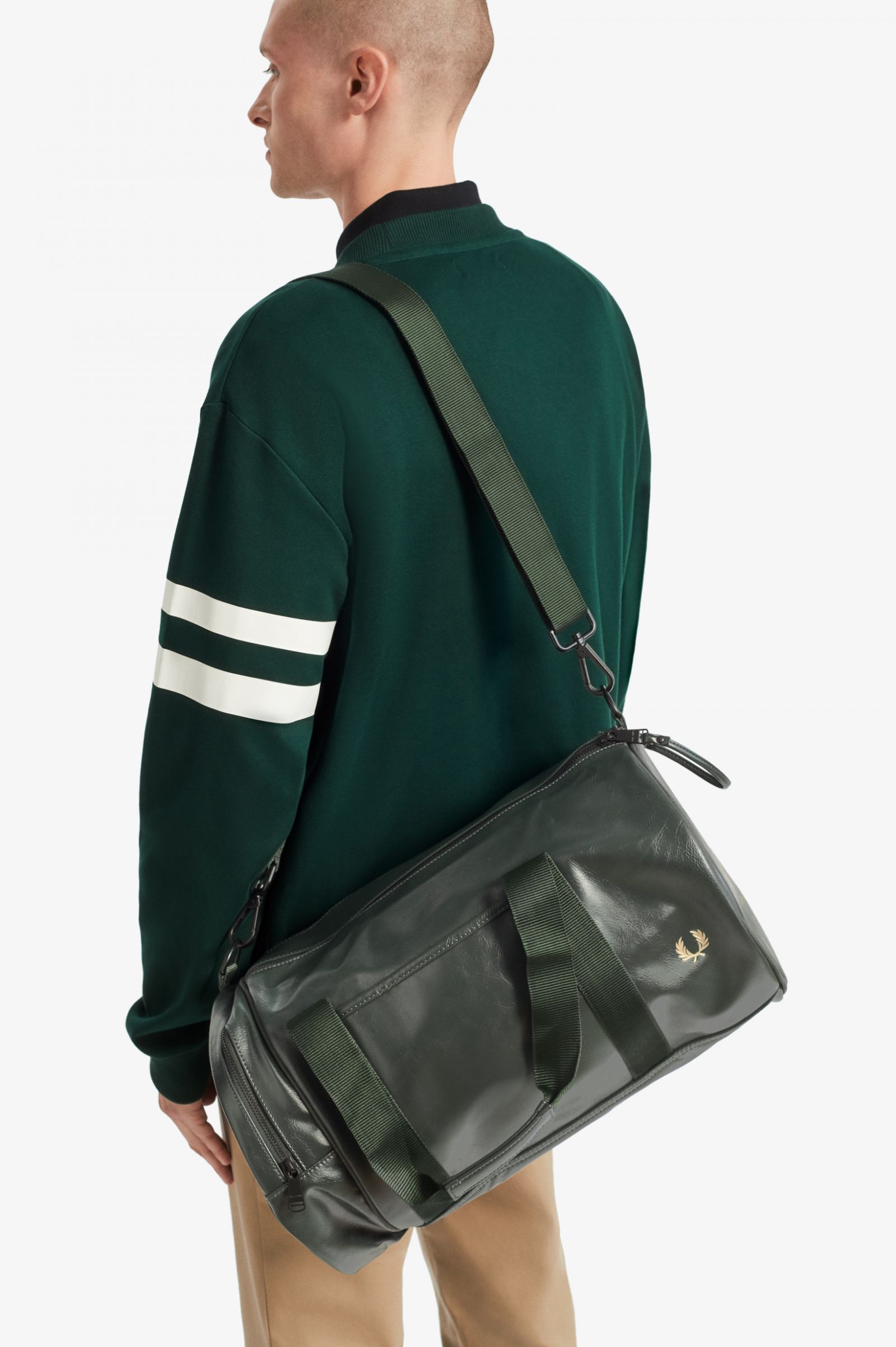 Tonal Barrel Bag Dark Green 7038250