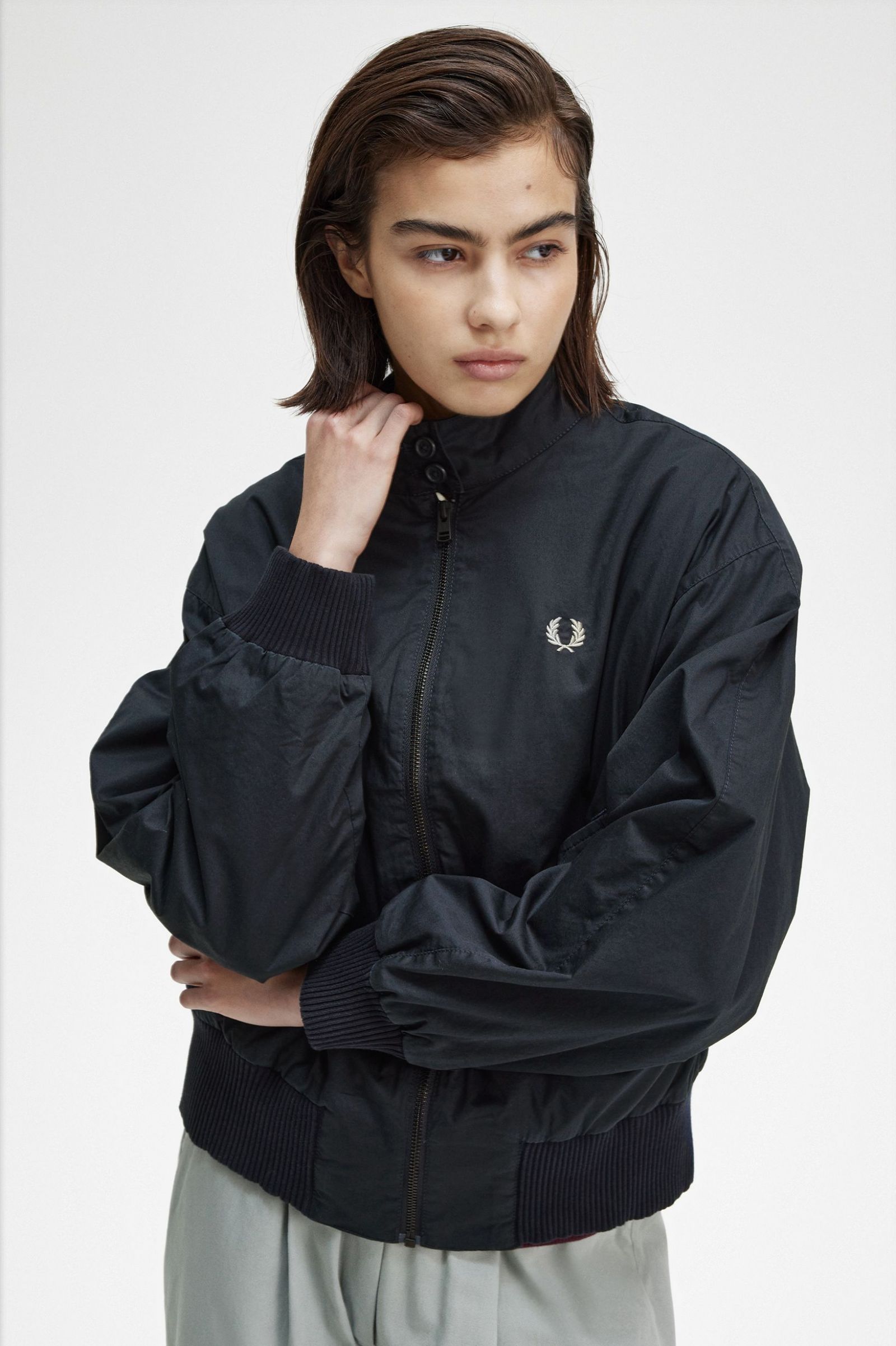 Batwing Zip-Through Jacket Navy 7039277