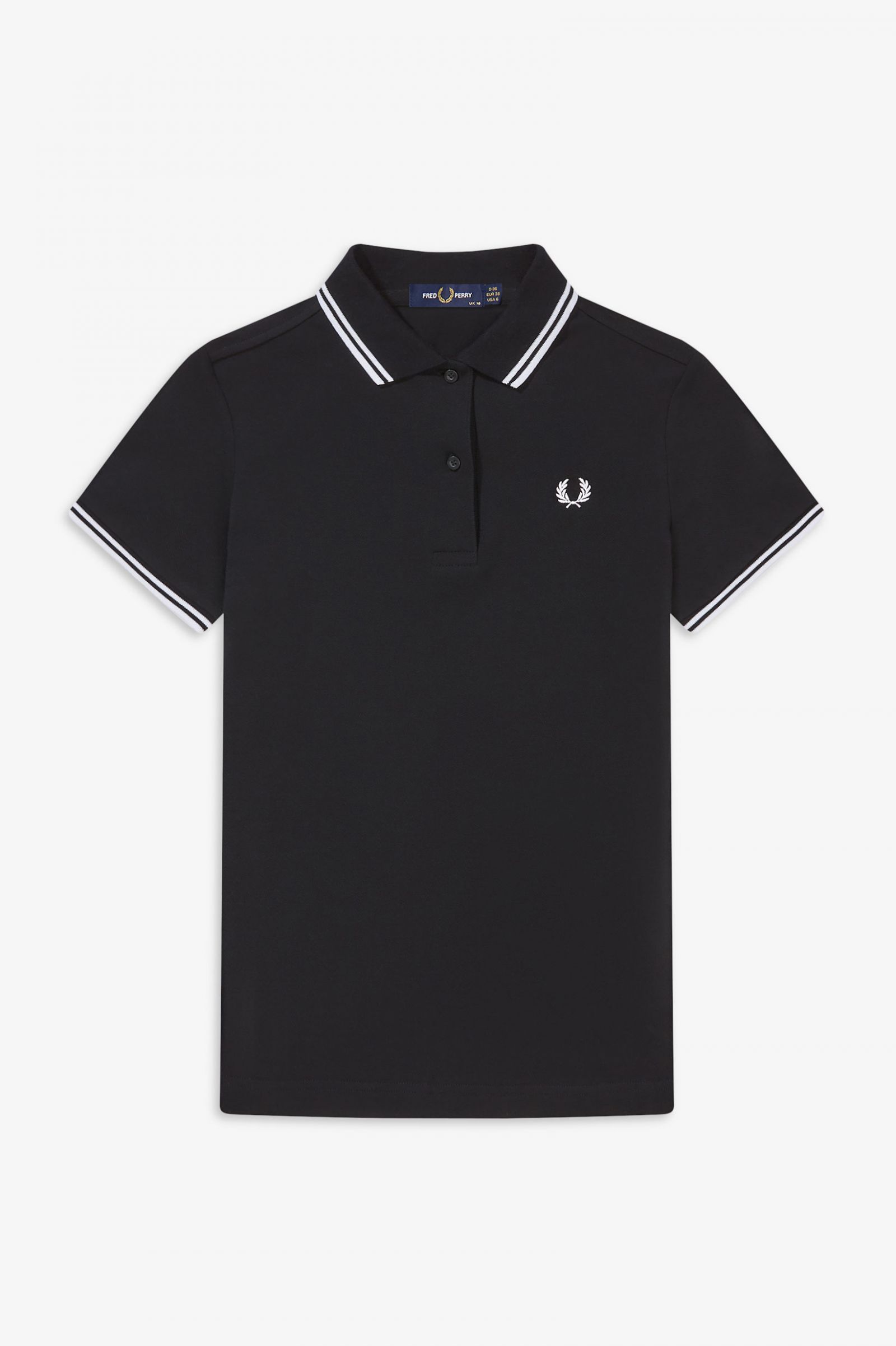 The Fred Perry ShirtG3600 Black / White / White 7039462
