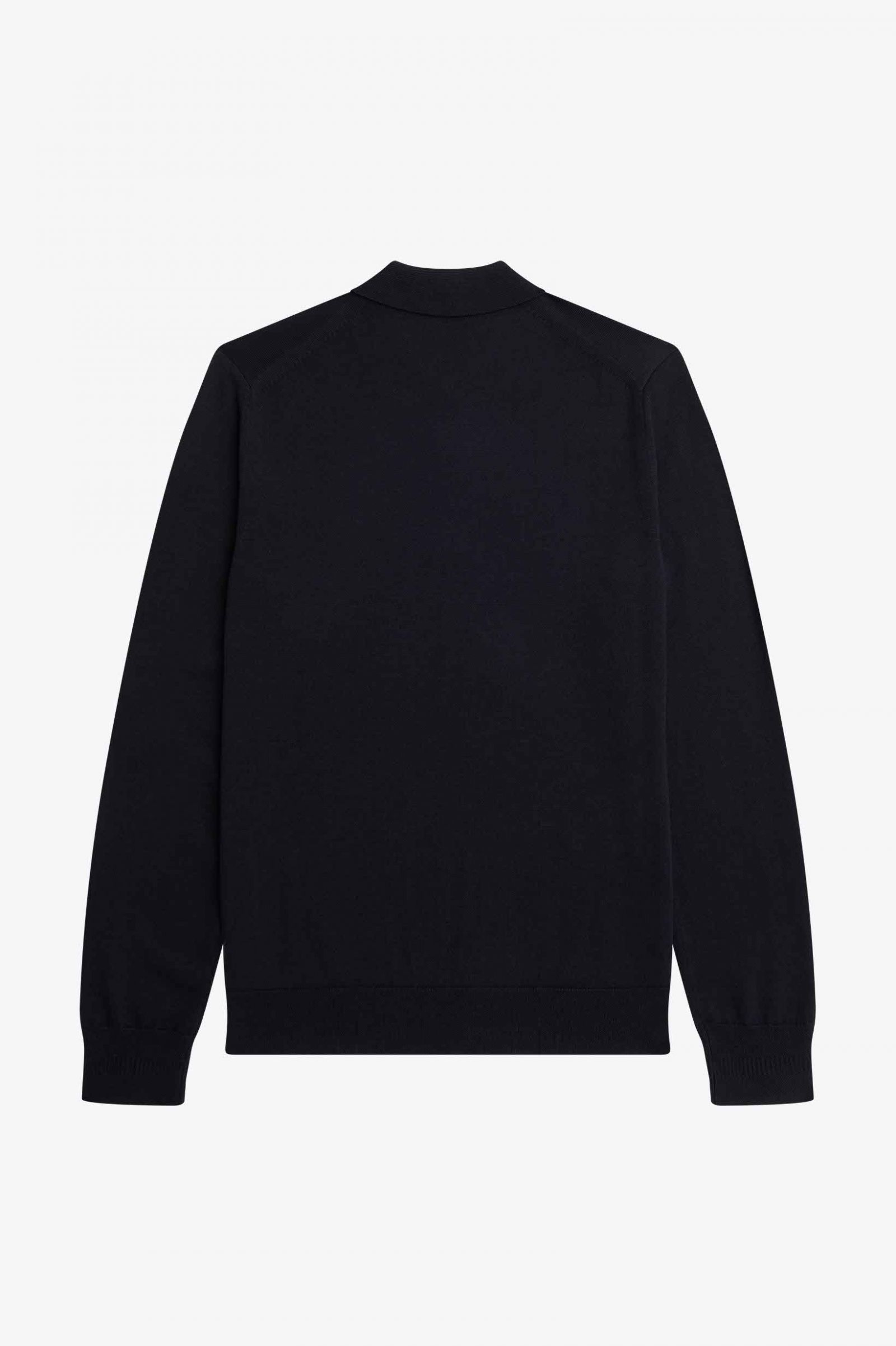 Long Sleeve Knitted Shirt Navy 7038341