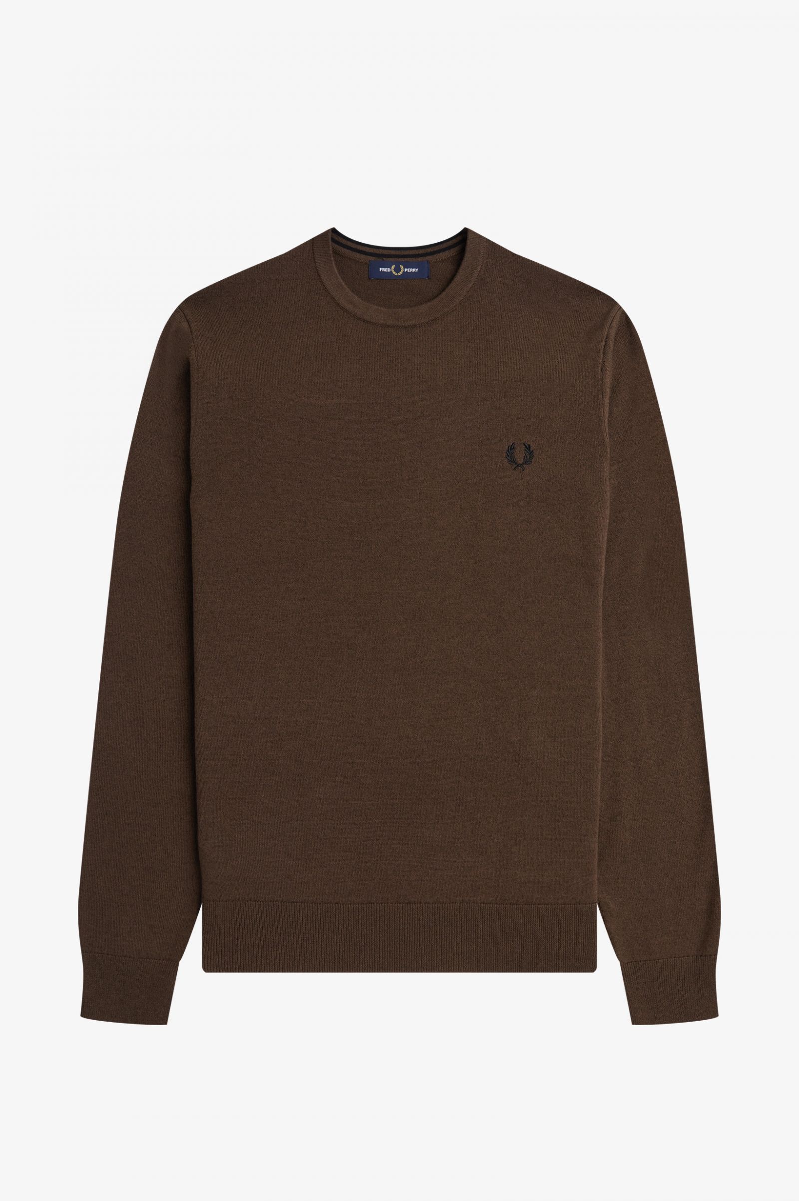 Classic Crew Neck Jumper Burnt Tobacco 7038305
