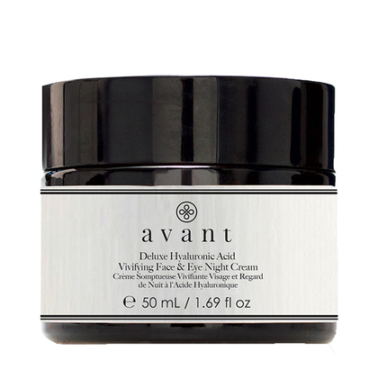 Avant Skincare Deluxe Hyaluronic Acid Vivifying Face & Eye Night Cream Moisturiser