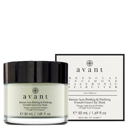 Avant Skincare Intense Acne Battling Purifying French Green Clay Mask Face Mask