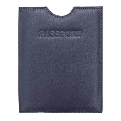 Primehide Navy RFID Passport Sleeve Passport Cover
