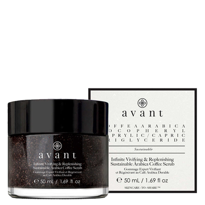 Avant Skincare Infinite Vivifying Replenishing Sustainable Arabica Coffee Scrub Face Scrub