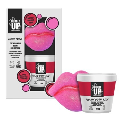 Bubble Up Cherry Kisses Bath and Body Set