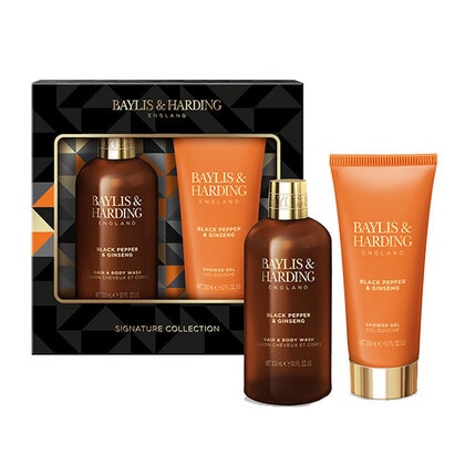 Baylis & Harding Black Pepper & Ginseng Duo Shower Gel Gift Set