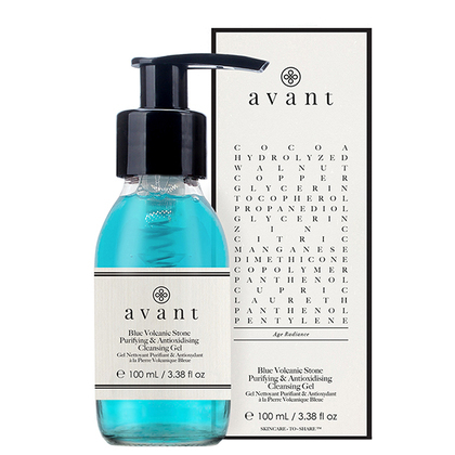 Avant Skincare Blue Volcanic Stone Purifying & Antioxydising Cleansing Gel Face Wash