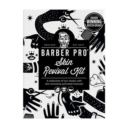Barber Pro Skin Revival Kit Face Mask Set