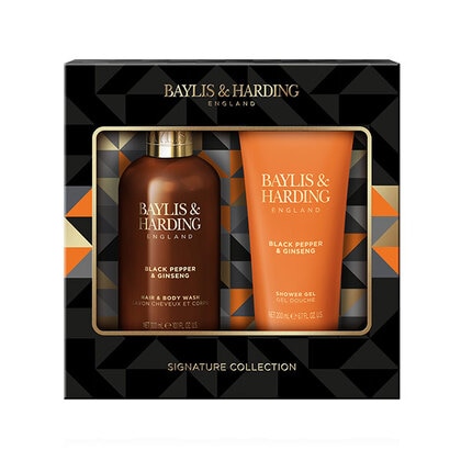 Baylis & Harding Black Pepper & Ginseng Duo Shower Gel Gift Set