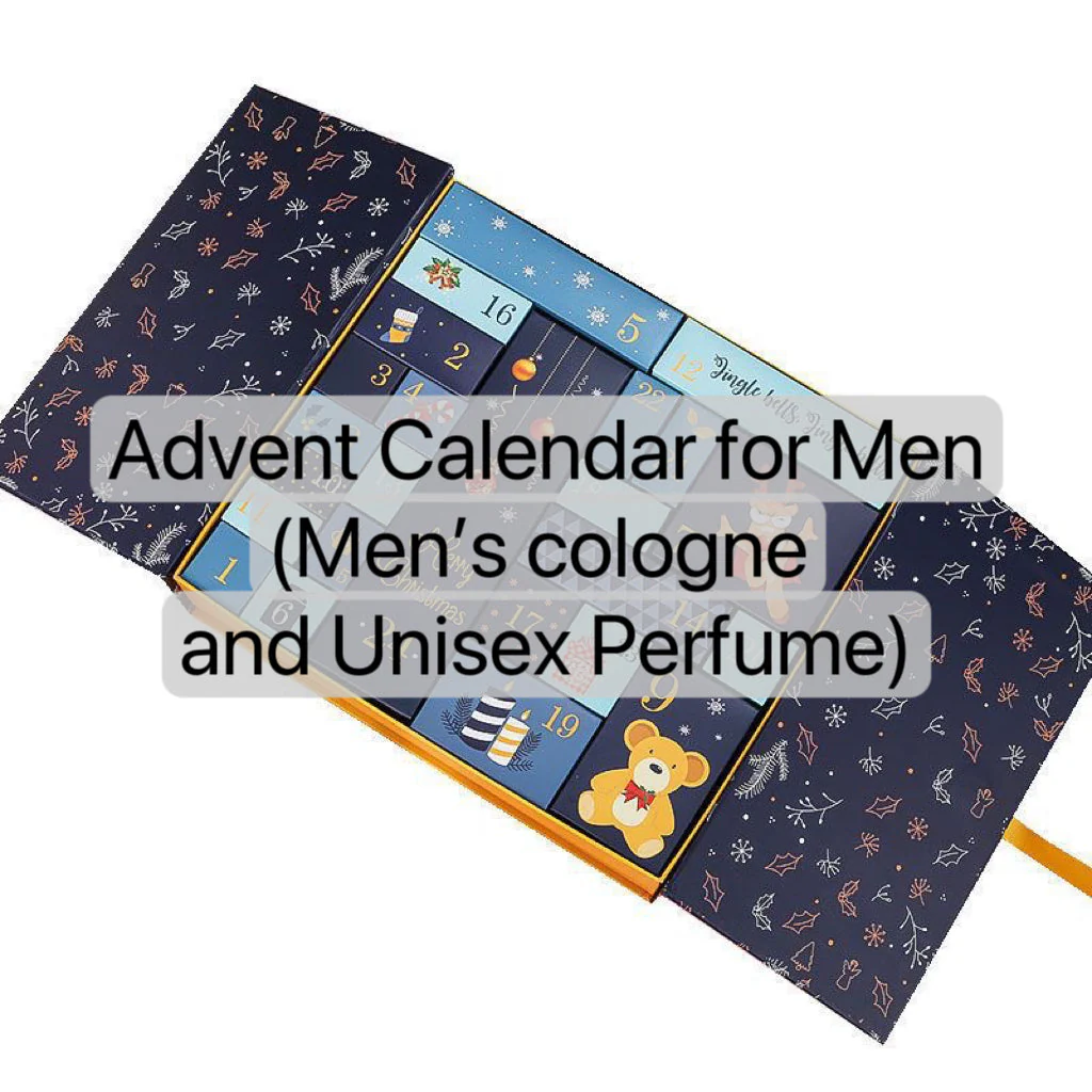 Advent Calendar for Men-24 bottles ( Blue Box)