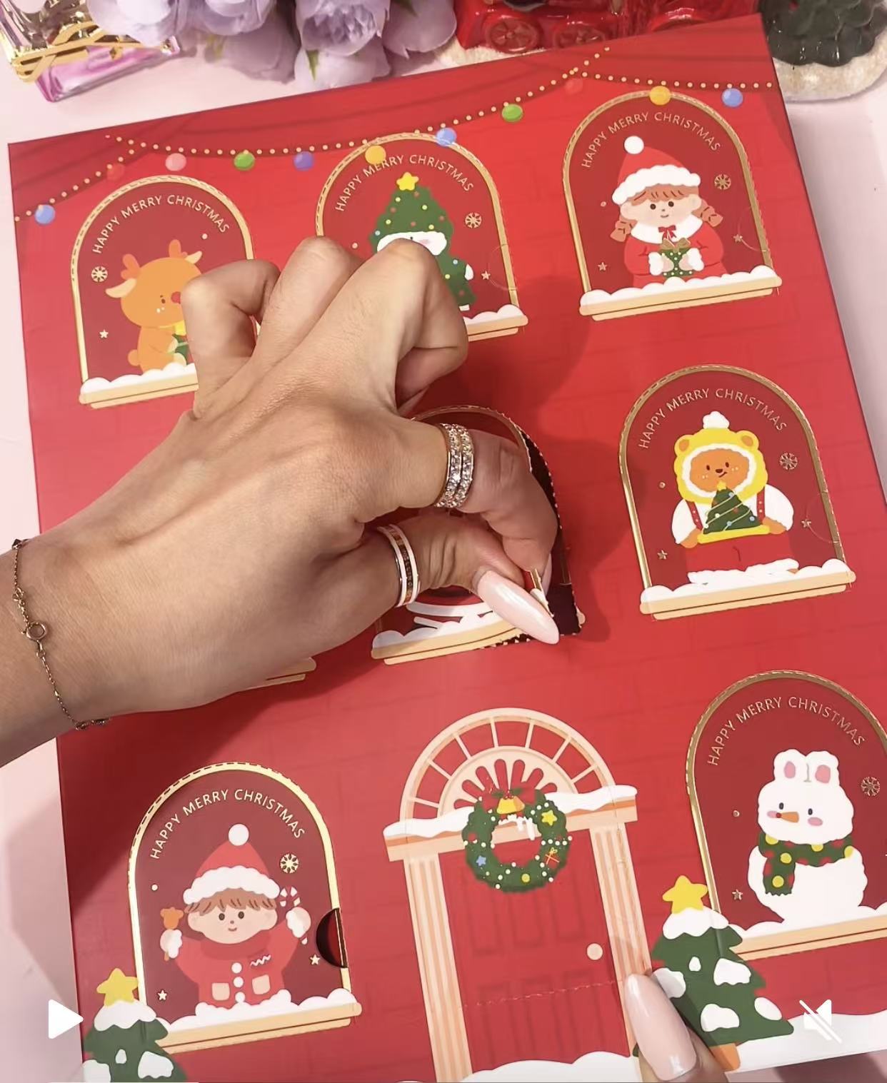 Advent Calendar Funny Blind Box Merry Christmas(With Handbag)