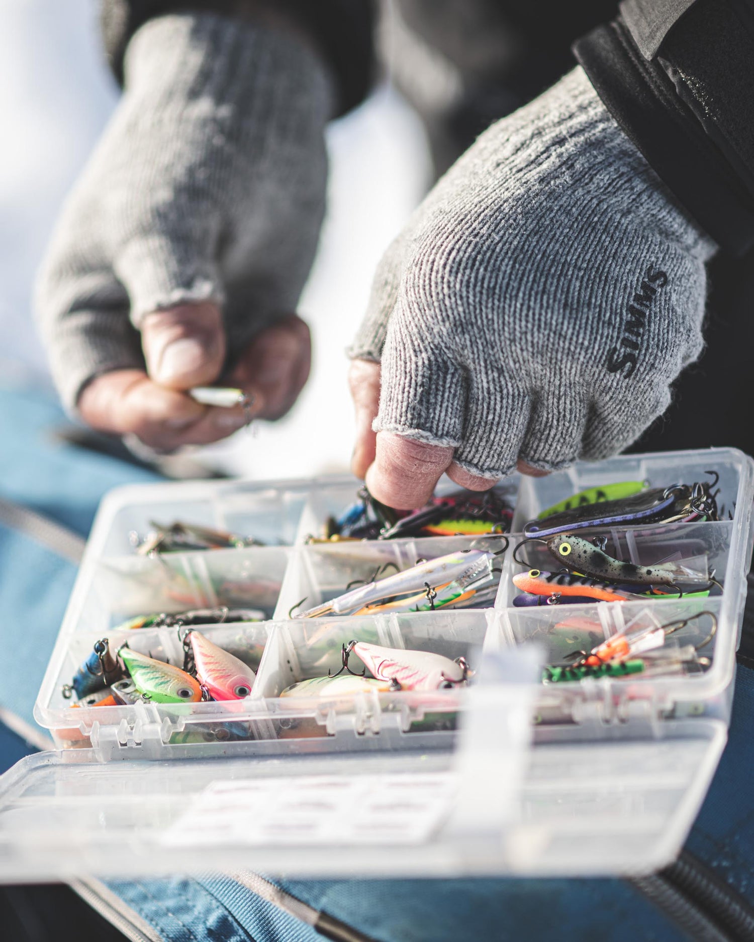 Wool Half-Finger Glove