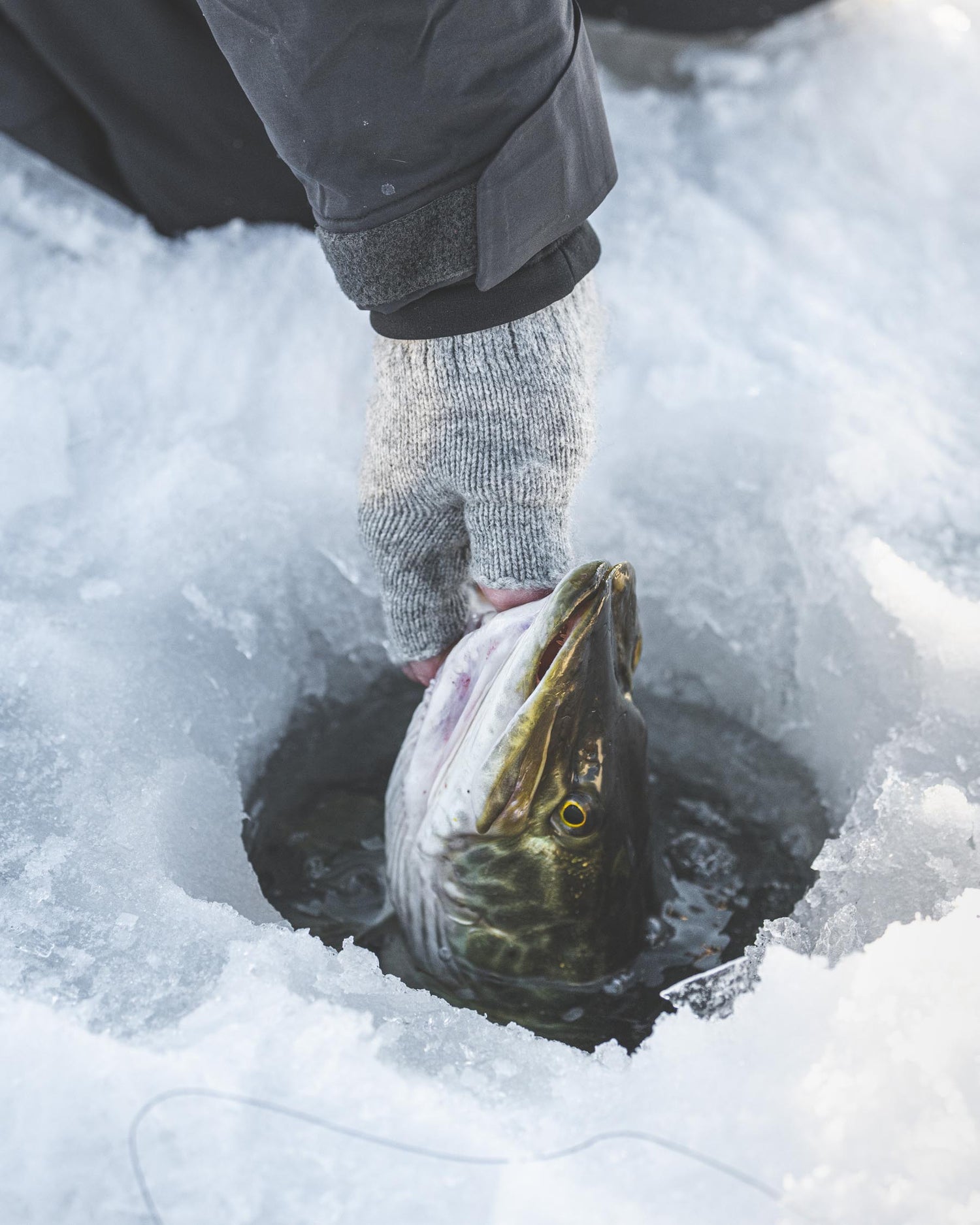 Wool Half-Finger Glove