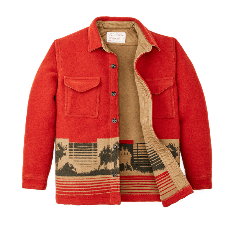 Jacquard Wool Jac-shirt