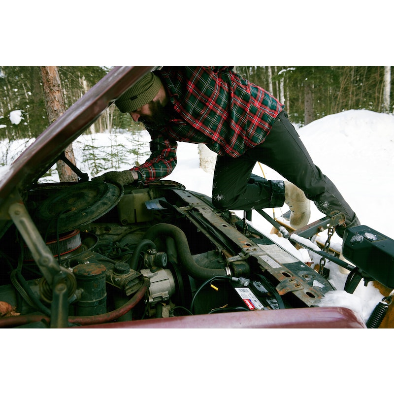 Flannel-Lined Dry Tin Cloth Pants