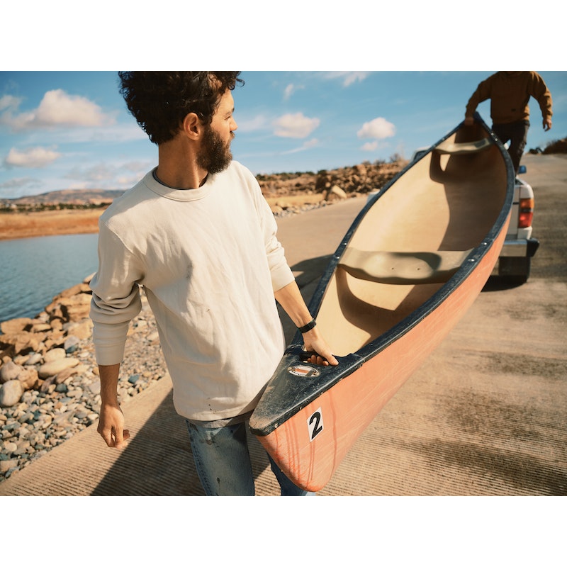 Waffle Knit Thermal Crewneck