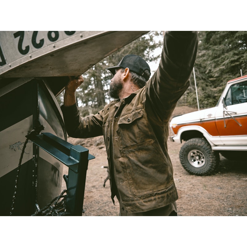 Tin Cloth Short Lined Cruiser Jacket