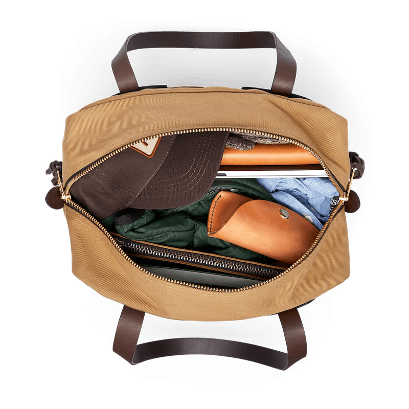 Rugged Twill Tote Bag With Zipper