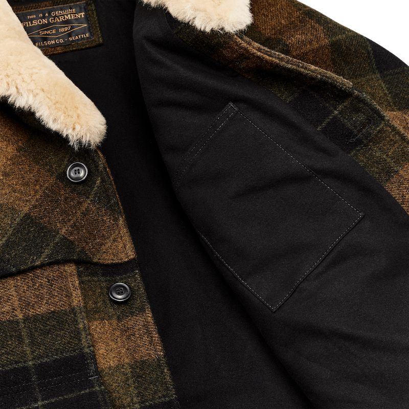 Lined Mackinaw Wool Packer Coat