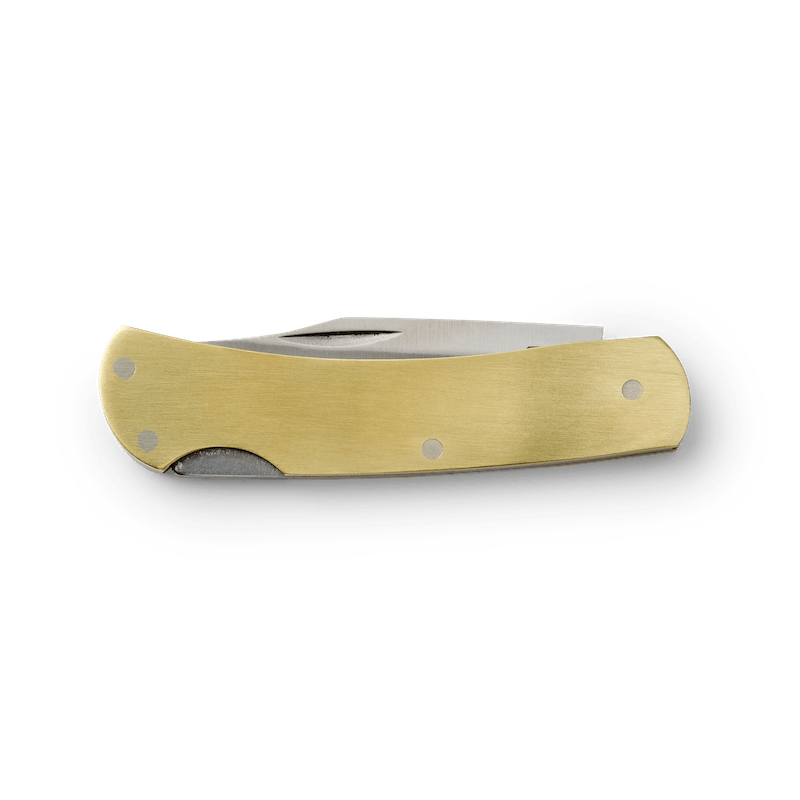 Brass Lockback Pocket Knife