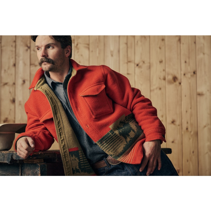 Jacquard Wool Jac-shirt