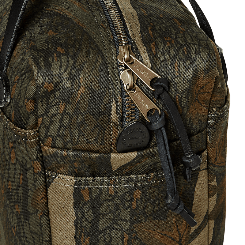 Rugged Twill Zipper Tote Bag