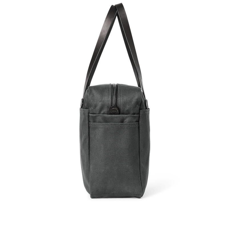 Rugged Twill Zipper Tote Bag