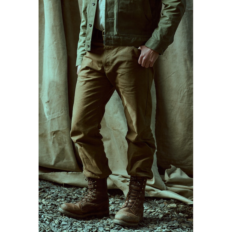 Dry Tin Cloth 5-Pocket Pants