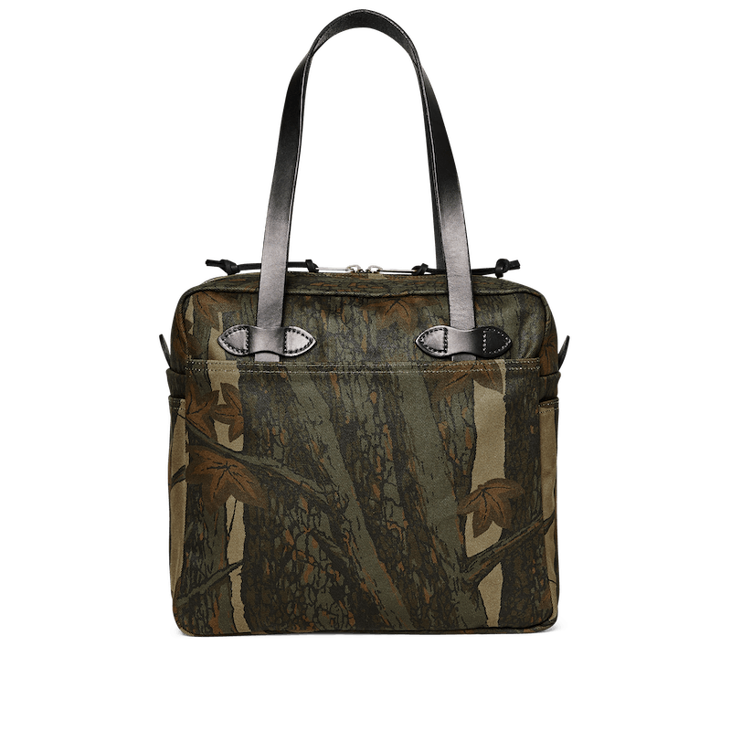 Rugged Twill Zipper Tote Bag
