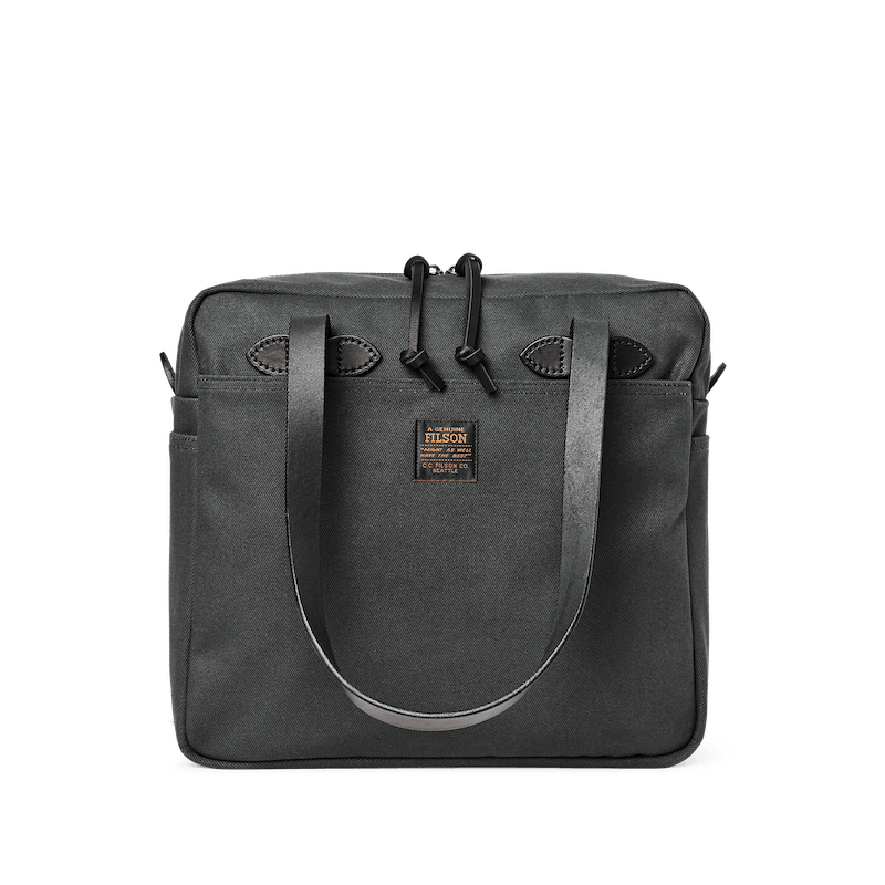 Rugged Twill Zipper Tote Bag