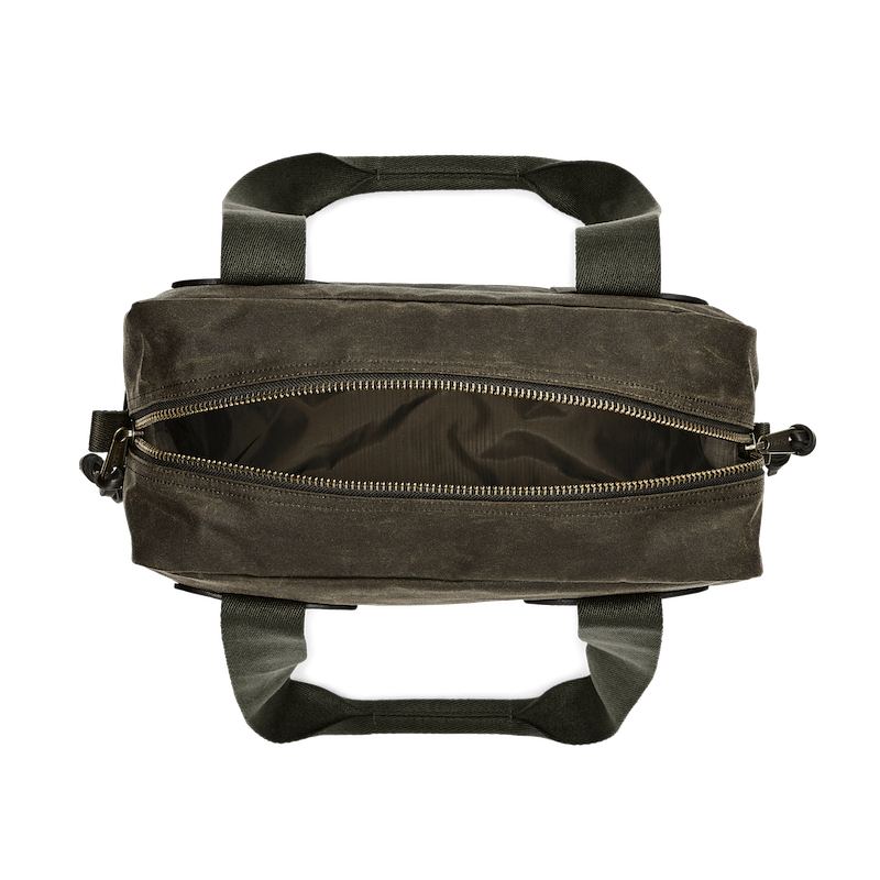 Tin Cloth Zipper Tote Bag