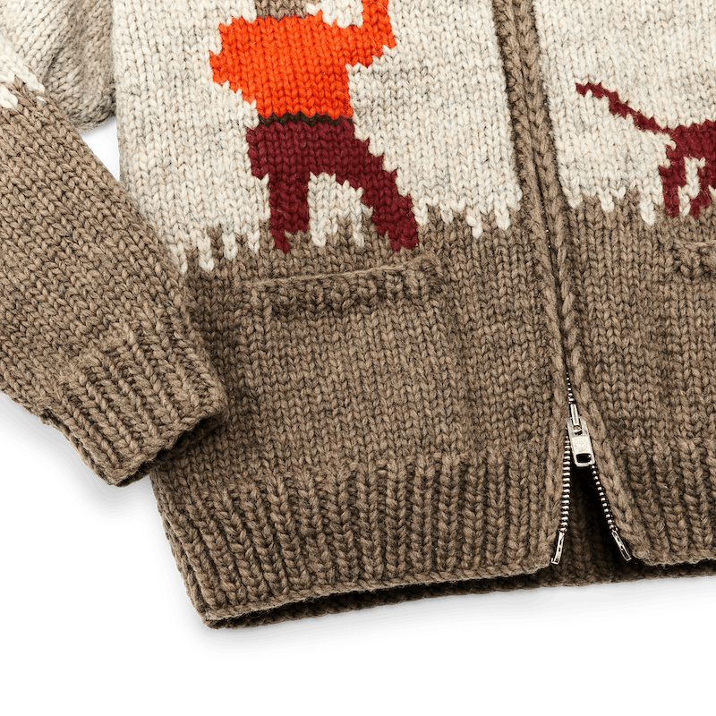 Handmade Full-zip Sweater