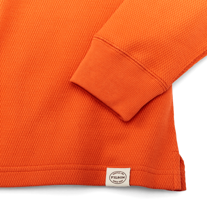 Waffle Knit Thermal Crewneck