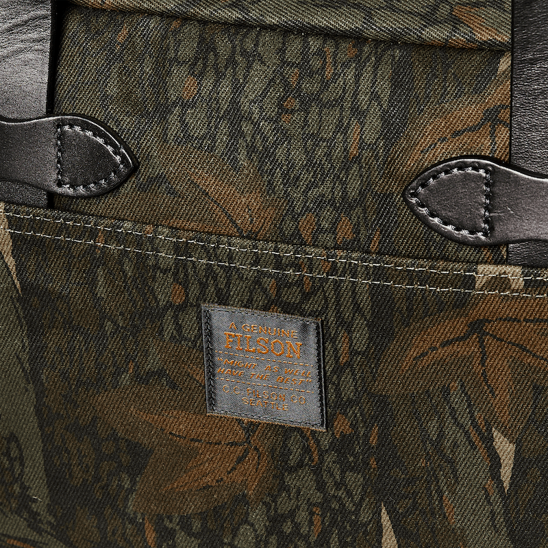 Rugged Twill Zipper Tote Bag