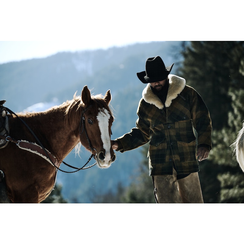 Lined Mackinaw Wool Packer Coat