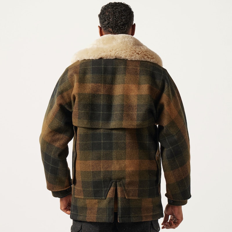 Lined Mackinaw Wool Packer Coat
