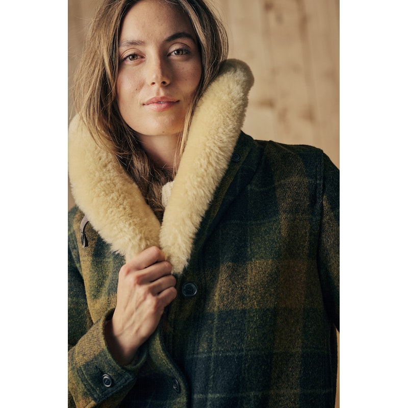 Women's Wool Trapper Coat