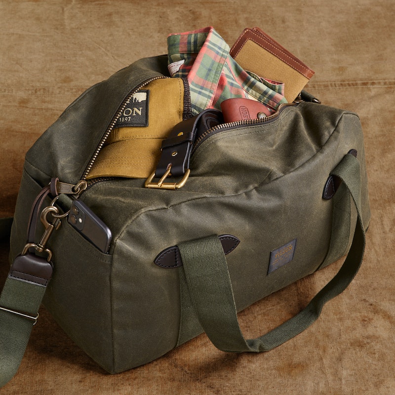 Small Tin Cloth Duffle Bag