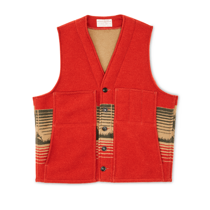 Jacquard Wool Vest