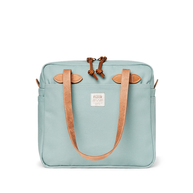 Rugged Twill Zipper Tote Bag