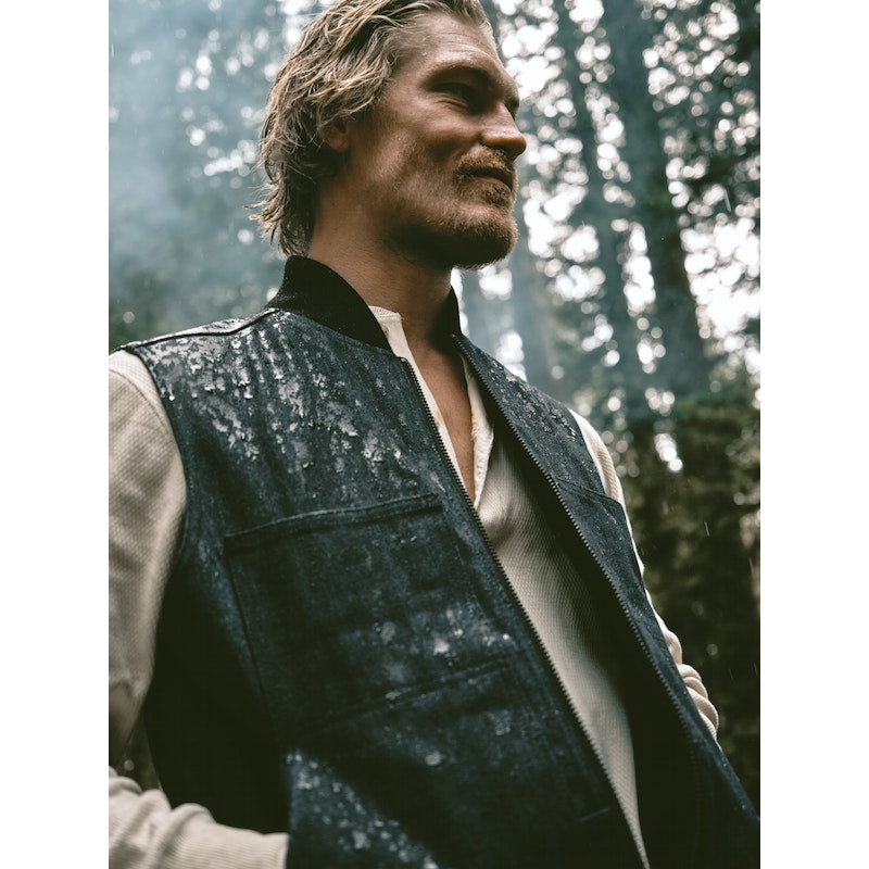 Denim Insulated Work Vest