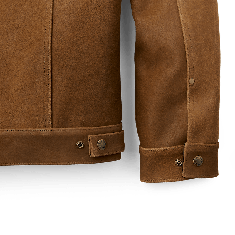 Roughout Leather Short Cruiser Jacket
